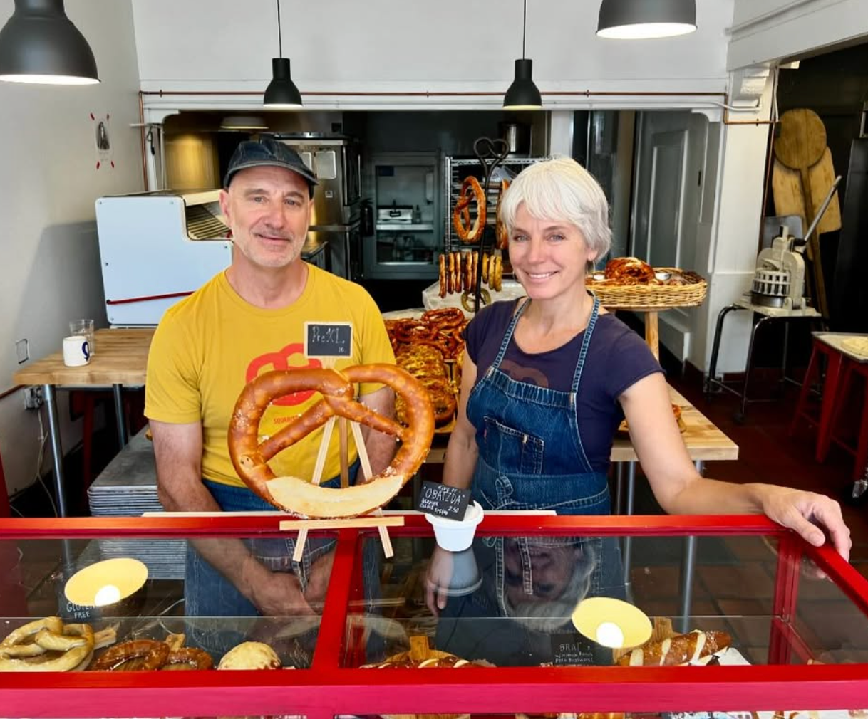 Squabisch Pretzels Offers Higher Land Coffee Espresso Drinks and Pre-Bagged Beans